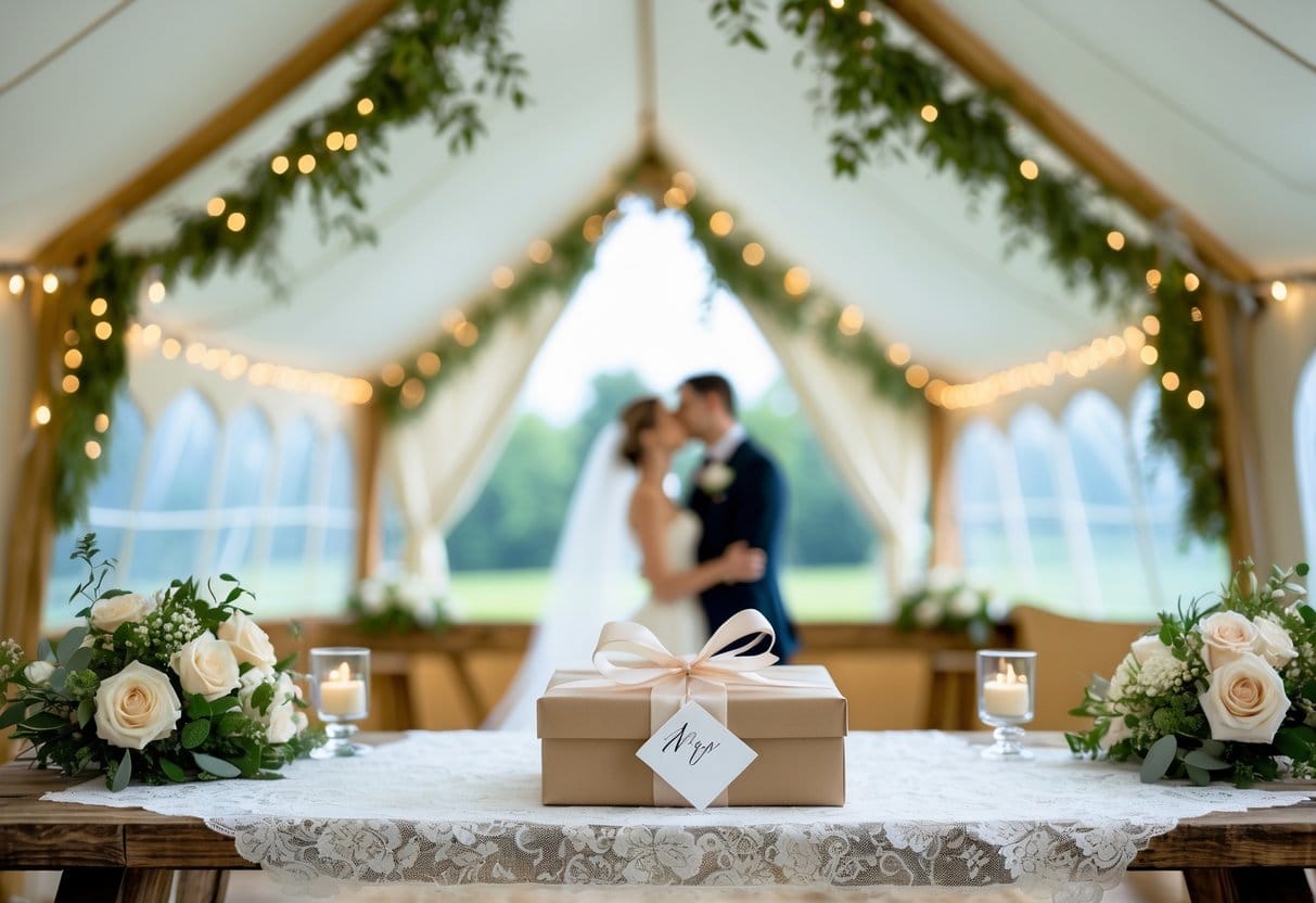 Den perfekte gave til brudeparret der holder bryllup i telt